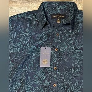 Pete Huntington Handcrafted Bali Batik Hawaiian Cottonshirt Button Up Size XL
